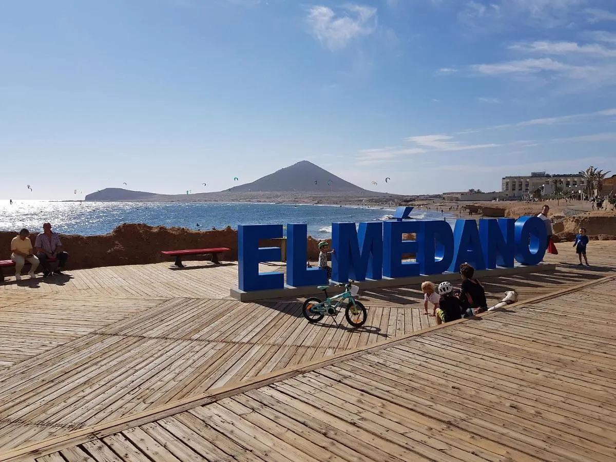 Apartment Nice Terrace In Front Of The Sea. La Jaquita El Medano  Spain